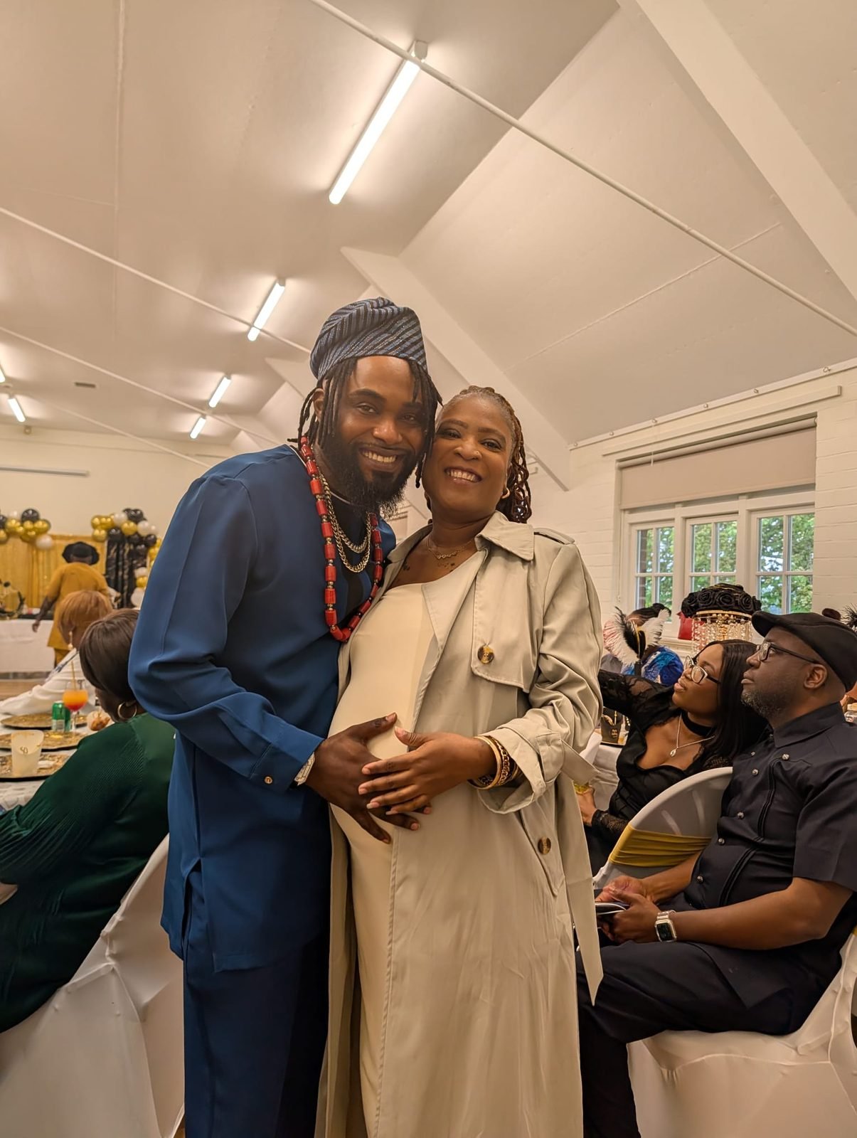 JayJay and Kisha smiling and happy together
