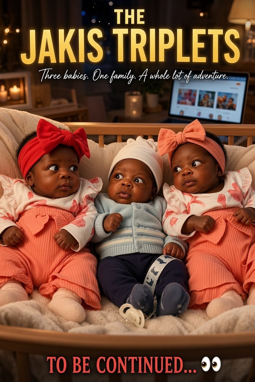 A promotional graphic introducing the Jakis Triplets